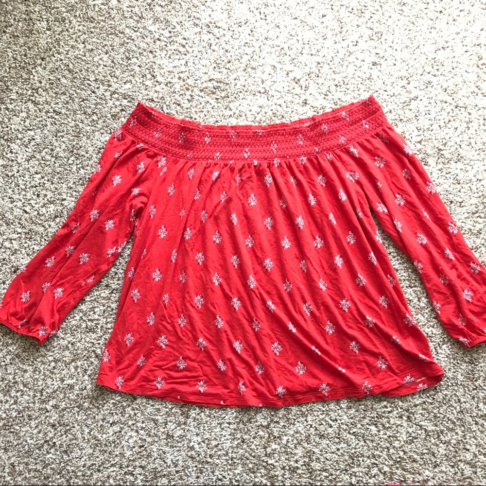 Old Navy off the shoulder tunic